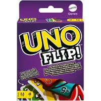 Mattel Games Uno Flip! Card Game With Color Blind Accessible Deck For Kids, Adults & Family Night - Multi/patterned - ONE SIZE