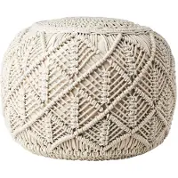 Affari of Sweden JUNI-pouf valkoinen