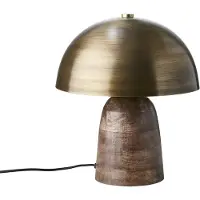 Affari of Sweden , Fungi Pöytävalaisin Limited Edition M Brass/brown
