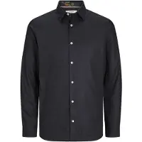 Jack & Jones Blanordic Flores Long Sleeve Shirt Musta L Mies