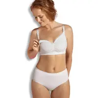 Carriwell Organic Maternity & Nursing Bra - White - XL