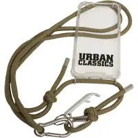 Urban Classics Älypuhelimen suojakotelo oliivi / musta / läpinäkyvä