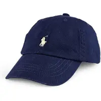 Ralph Lauren unisex for kids. 322552489004 Navy cotton chino cap (2/4años), Casual, children's fashion