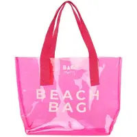 Bagmori Rantakassi fuksia / valkoinen