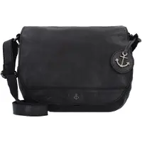 Harbour 2nd Anchor Love Lotta Crossbody-laukku Nahka 26 cm Musta