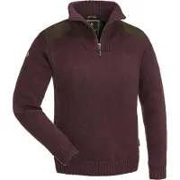 Pinewood Hurricane Sweater W Burgundy Mel - S
