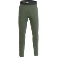Pinewood Abisko Merino Base Layer Pants (Color: Darkmossgreen, Size: Small)