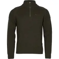 Pinewood Värnamo T-Neck Sweater (Color: Dark Green Mix, Size: 2XL)
