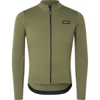 Gripgrab Gravelin MerinoTech Thermal pitkähihainen pyöräily Jersey Oliivinvihreä