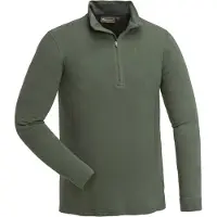 Pinewood Abisko Merino Base Layer Half Zip (Color: Darkmossgreen, Size: 2XL)