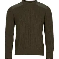 Pinewood Lappland Rough Sweater (Color: Mossgreen Melange, Size: 2XL)