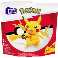 Mega Construx Pokémon Building Toy Kit Pikachu (211 Pieces) With 1 Action Figure For Kids - Multi/patterned - ONE SIZE