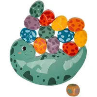 Small Foot by Legler Balance Toy Dino tasapainopeli 3y+ 12 kpl