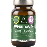 Nogel Superrauta Acerola-Kirsikka 60 mg 70 tabl. ravintolisä