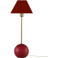 Globen Lighting Table Lamp Iris 20 Cream - Red - H51