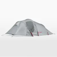 Helsport Explorer Lofoten Pro 2 Tent Stone Grey/Ruby Red Tunneliteltat One Size