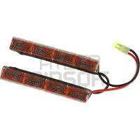 VB Power NiMh 1600mAh 9.6v, 2-osainen ”nun-chuck” crane-akku, miniliitin