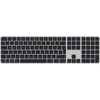 Apple Magic Keyboard + Touch ID + Numpad (ruotsi, mustat näppäimet)