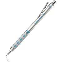 Pentel Graphgear 1000, Hopea, Keltainen, Metalli, Kumi, 0,9 mm, Pyöreä, 1 kpl