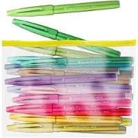 Pentel Fude Touch Brush Sign Pen 24-setti