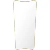 Gubi F.A. 33 peili, 70 x 146 cm, kiillotettu messinki