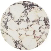 AUDO CPH , Androgyne-pöytälevy, marmori, Calacatta, viola - Ø42 cm