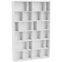 Montana - Read Spacious Bookshelf, Plinth H3 cm - New White - Kirjahyllyt - Peter J. Lassen - Valkoinen - MDF