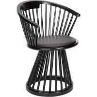 Tom Dixon Fan Ruokailutuoli Black