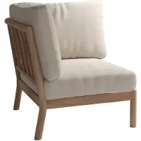 Fritz Hansen - Tradition Corner Module, Light Sand, Teak FSC 100% - Ulkosohvat - Povl B. Eskildsen