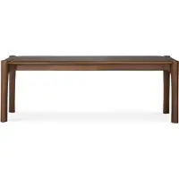 Ethnicraft PI Penkki 35x126 cm Ruskeaksi lakattu tiikki