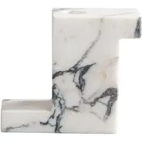 101 Copenhagen Brick korkea kynttilänjalka 10,5 x 12,5 cm Calacatta