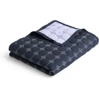 HAY Mega Dot päiväpeite organic 260x260 cm Midnight blue