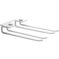 String ripustusteline 20 cm, 2 kpl, valkoinen