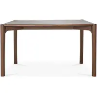 Ethnicraft PI Ruokapöytä 80x140 cm Ruskea lakattu teakki