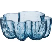 Kosta Boda Crackle kulho 10,5 cm Pyöreä lasi (Sininen)