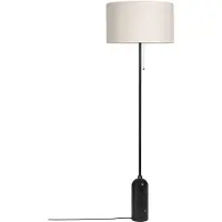 Gubi Gravity lattiavalaisin Musta marmori/canvas