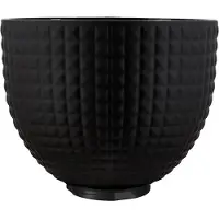 KitchenAid Keraaminen kulho 4,7 litraa, black studdes