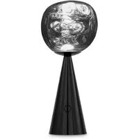 Tom Dixon Melt Portable LED -pöytävalaisin 28,5 cm Musta