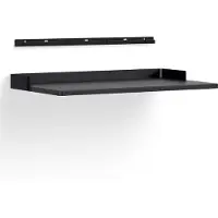 HAY - Pier System Work Shelf - Black Powder Coated Steel - Hyllyt & Hyllyjärjestelmät - Musta - Metalli