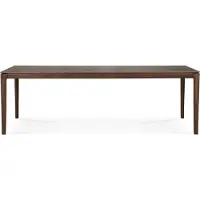 Ethnicraft Bok ruokapöytä 240x100 cm Lakattu tiikki