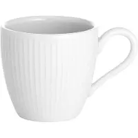 Pillivuyt Plissé espressokuppi 9 cl Valkea