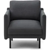 Normann Copenhagen Rar nojatuoli Re-Born dark grey