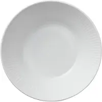 Royal Copenhagen - White Fluted Syvä lautanen 17 cm 50 cl