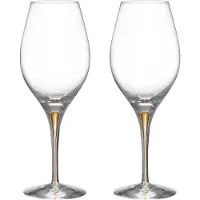 Orrefors Intermezzo Balance viinilasi kulta 44cl 2 kpl 1 kpl/paketti Kulta