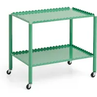 HAY Arcs Trolley Low tarjoiluvaunu Soft jade