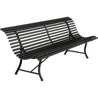 Fermob Louisiane sohva 200 cm Liquorice