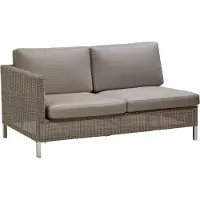 Cane-Line Connect moduulisohva 2-istuttava taupe, oikea