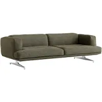 &tradition Inland AV23 3-istuttava sohva Clay 0014-warm black