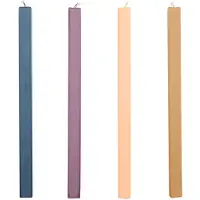 HAY Square Candle kynttilä mix 4-pack Dark