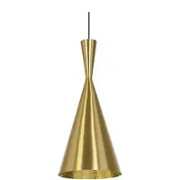 Tom Dixon Beat Pendant Tall Brass LED